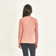 Lade das Bild in den Galerie-Viewer, Model Back: Uv Line Rashguard Longsleeve Uprpo Inf Rose Upf50+