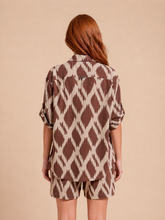 Lade das Bild in den Galerie-Viewer, Model Back: Uv Line Hemdblusenkleid Shirt Copa Diamond Upf50+