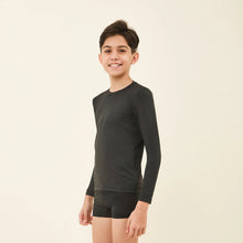 Lade das Bild in den Galerie-Viewer, Image 02: Uv Line Rashguard Longsleeve Uvpro Kids Black Upf50+