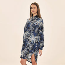 Lade das Bild in den Galerie-Viewer, Image 02: Uv Line Hemdblusenkleid Shirtdress Ipanema Coqueiros Marinho Upf50+