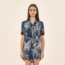 Lade das Bild in den Galerie-Viewer, Image 05: Uv Line Hemdblusenkleid Shirtdress Coqueiros Marinho Upf50+