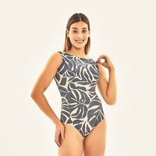 Lade das Bild in den Galerie-Viewer, Model Front: Uv Line Badeanzug Mirela Costela Aco Upf50+