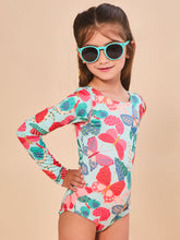 Lade das Bild in den Galerie-Viewer, Image 02: Uv Line Mädchen-Badeanzug Swimsuit Girl Borboletinha Upf50+