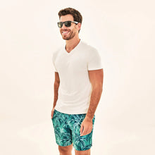 Lade das Bild in den Galerie-Viewer, Image 05: Uv Line Badeshorts Short Acqua Coqueiros Turquesa Upf50+