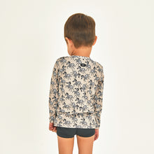 Lade das Bild in den Galerie-Viewer, Model Back: Uv Line Rashguard Longsleeve Baby Zebra Upf50+