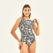 Lade das Bild in den Galerie-Viewer, Model Front: Uv Line Badeanzug Mirela Costela Aco Upf50+