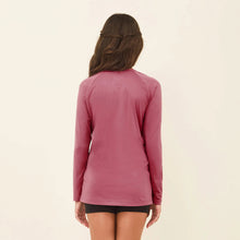Lade das Bild in den Galerie-Viewer, Model Back: Uv Line Rashguard Longsleeve Uvpro Kids Malva Upf50+
