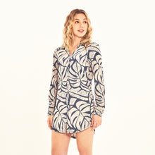 Lade das Bild in den Galerie-Viewer, Shirtdress Costela Aco Off White UPF50+
