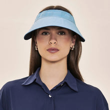 Lade das Bild in den Galerie-Viewer, Image 05: Uv Line Visor Visor Bali Fem Navy Light Blue Upf50+

