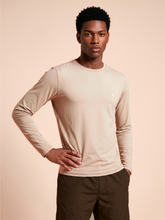 Lade das Bild in den Galerie-Viewer, Gallery: Uv Line T-Shirts Für Herren Longsleeve New Fit Masc Sand Upf50+
