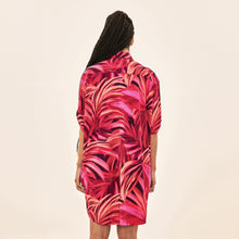 Lade das Bild in den Galerie-Viewer, Model Back: Uv Line Hemdblusenkleid Shirtdress Copacabana Upf50+

