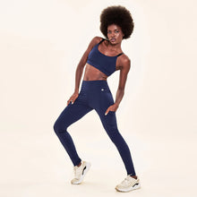 Lade das Bild in den Galerie-Viewer, Image 06: Uv Line Fitness-Shorts Legging Fit Aspen Navy Blue Upf50+
