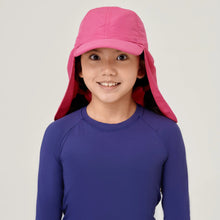 Lade das Bild in den Galerie-Viewer, Model Front: Uv Line Mützen Legionario Teens Pink Upf50+
