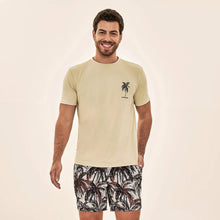 Lade das Bild in den Galerie-Viewer, Model Front: Uv Line T-Shirts Für Herren T-Shirt Uvline Coqueiro Upf50+
