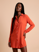 Lade das Bild in den Galerie-Viewer, Image 03: Uv Line Hemdblusenkleid Shirtdress Copenhagen Pitanga Upf50+
