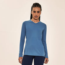 Lade das Bild in den Galerie-Viewer, Model Front: Uv Line Rashguard Longsleeve Sport Fit Aco Upf50+
