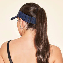 Lade das Bild in den Galerie-Viewer, Image 05: Uv Line Visor Elastic Visor Navy Blue Upf50+
