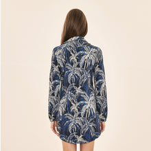 Lade das Bild in den Galerie-Viewer, Image 07: Uv Line Hemdblusenkleid Shirtdress Coqueiros Marinho Upf50+
