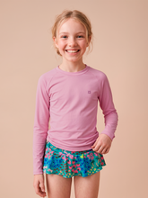 Lade das Bild in den Galerie-Viewer, Gallery: Uv Line Rashguard Longsleeve Uvpro Kids Rose Upf50+
