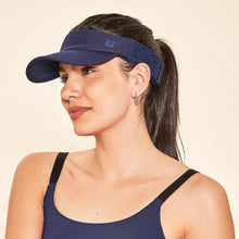 Lade das Bild in den Galerie-Viewer, Image 02: Uv Line Visor Elastic Visor Navy Blue Upf50+
