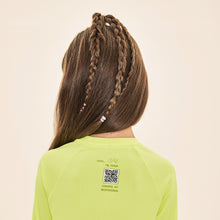 Lade das Bild in den Galerie-Viewer, Image 04: Uv Line Rashguard Acqua Qr Code Amarelo Fluor Upf50+
