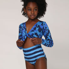 Lade das Bild in den Galerie-Viewer, Image 04: Uv Line Mädchen-Bikini Maio Marina Teen Oceano Upf50+
