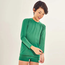 Lade das Bild in den Galerie-Viewer, Image 04: Uv Line Rashguard Longsleeve Uvpro Kids Verde Brasil Upf50+
