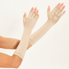 Lade das Bild in den Galerie-Viewer, Long Glove Chocolate UPF50+
