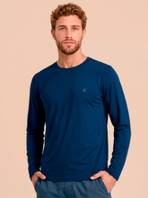 Lade das Bild in den Galerie-Viewer, Gallery: Uv Line Rashguard Longsleeve Uvpro Masc Cobalt Upf50+
