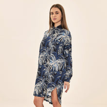 Lade das Bild in den Galerie-Viewer, Image 02: Uv Line Hemdblusenkleid Shirtdress Ipanema Coqueiros Marinho Upf50+
