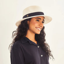 Lade das Bild in den Galerie-Viewer, Image 02: Uv Line Panamahut Hat Shanghai Imp Uni White Black Upf50+
