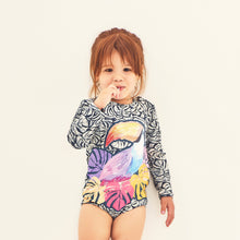 Lade das Bild in den Galerie-Viewer, Model Front: Uv Line Baby-Bademode Swimsuit Baby Tucano Upf50+
