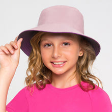 Lade das Bild in den Galerie-Viewer, Model Front: Uv Line Schlapphut Hat California Inf Baby Raspberry Upf50+
