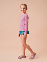 Lade das Bild in den Galerie-Viewer, Image 03: Uv Line Rashguard Longsleeve Uvpro Kids Rose Upf50+
