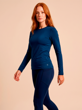 Lade das Bild in den Galerie-Viewer, Image 03: Uv Line Rashguard Longsleeve Uvpro Fem Cobalt Upf50+
