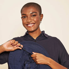 Lade das Bild in den Galerie-Viewer, Image 06: Uv Line Schlapphut Hat Paris Ville L Fem Blue White Upf50+
