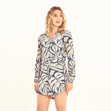 Lade das Bild in den Galerie-Viewer, Image 02: Uv Line Hemdblusenkleid Shirtdress Costela Aco Off White Upf50+
