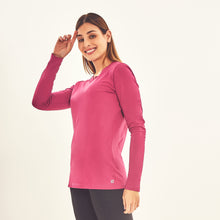 Lade das Bild in den Galerie-Viewer, Longsleeve Sport Fit Fuchsia UPF50+
