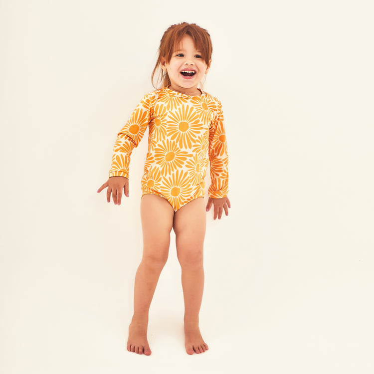Model Front: Uv Line Baby-Bademode Baby Solar Amarelo Upf50+