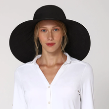 Lade das Bild in den Galerie-Viewer, Model Front: Uv Line Schlapphut Beverly Hills Preto
