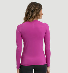Model Back: Uv Line Rashguard Camiseta Uvpro Ml Pink Upf50+
