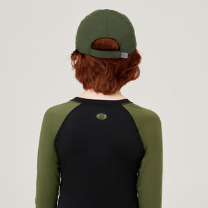 Model Back: Uv Line Mützen Cap Teen Colors Verde Militar Upf50+