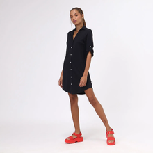 Lade das Bild in den Galerie-Viewer, Image 02: Uv Line Kaftans/Cover-Ups Copenhagen Fpu50+ Shirtdress Black Uv
