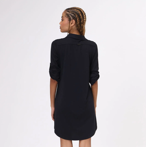 Model Back: Uv Line Kaftans/Cover-Ups Copenhagen Fpu50+ Shirtdress Black Uv
