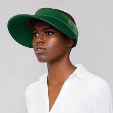 Lade das Bild in den Galerie-Viewer, Model Front: Uv Line Visor Grecia Verde Folha Upf50+

