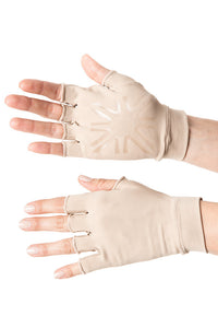 Image 02: Uv Line Handschuhe Luva Curta Uni Bege