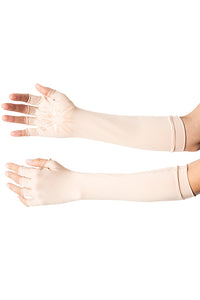 Model Front: Uv Line Handschuhe Luva Longa Uni Bege