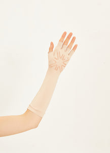 Model Back: Uv Line Handschuhe Luva Longa Uni Bege