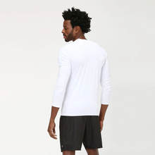 Lade das Bild in den Galerie-Viewer, Model Back: Uv Line Rashguard Men Fpu50+ Uvpro Long Sleeve T-Shirt White Uv
