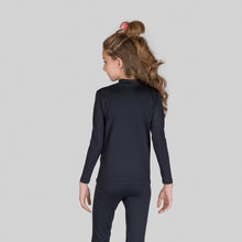 Lade das Bild in den Galerie-Viewer, Image 05: Uv Line Rashguard Rash Guard Kids High-Neck Black Upf50+
